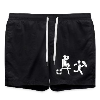 Lifeguard - Swim Trunks - black - Front - AI Model Male 185 light (185cm)