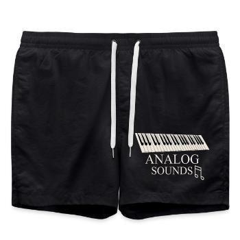 Pianist - Swim Trunks - black - Front - AI Model Male 185 light (185cm)