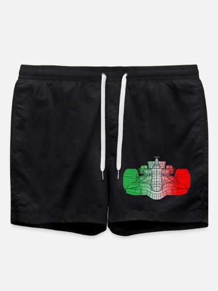 Italie Voitures de course - Short de bain - noir