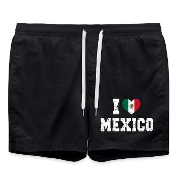 Mexique - Short de bain - noir - Devant - AI Model Male 185 light (185cm)