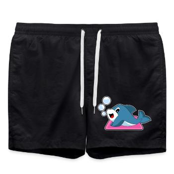Dolphin Yoga Fitness Gymnastique - Short de bain - noir - Devant - AI Model Male 185 light (185cm)