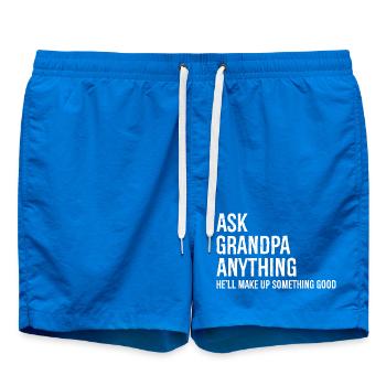 Demande à grand-père n’importe quoi, il inventera quelque chose de bien - Short de bain - cobalt blue - Devant