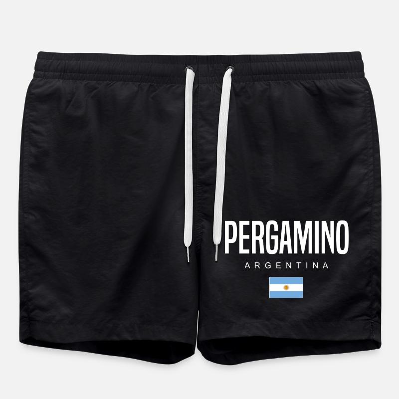 Pergamino Argentina Argentinian - Swim Trunks - black