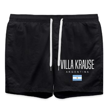 Villa Krause Argentine Argentin - Short de bain - noir - Devant - AI Model Male 185 light (185cm)
