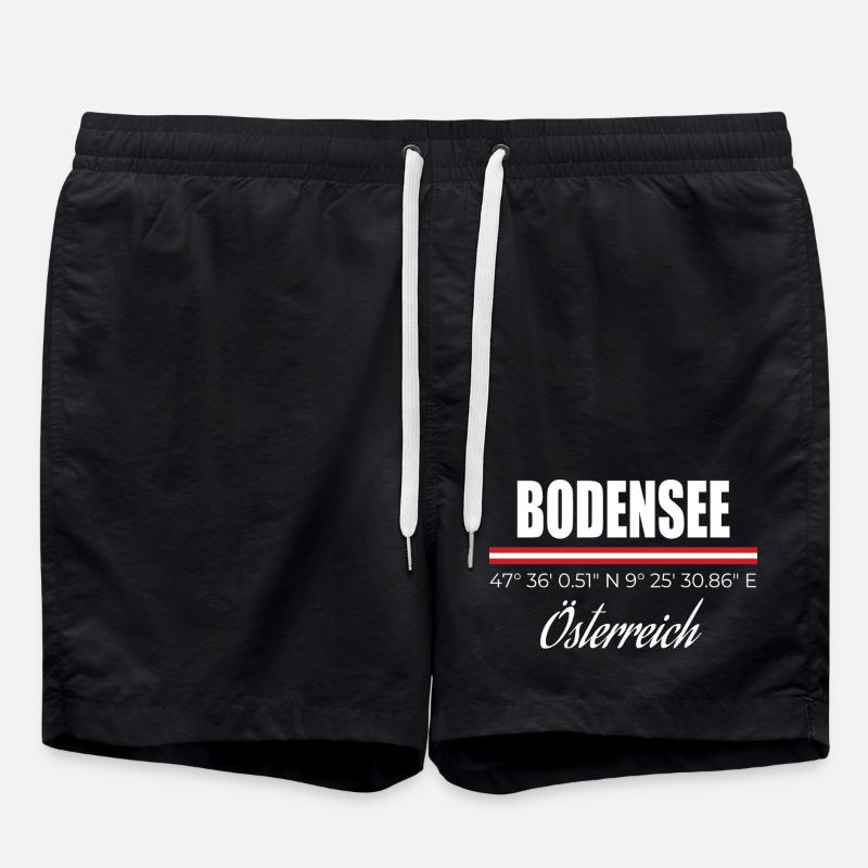 Lake Constance - Swim Trunks - black