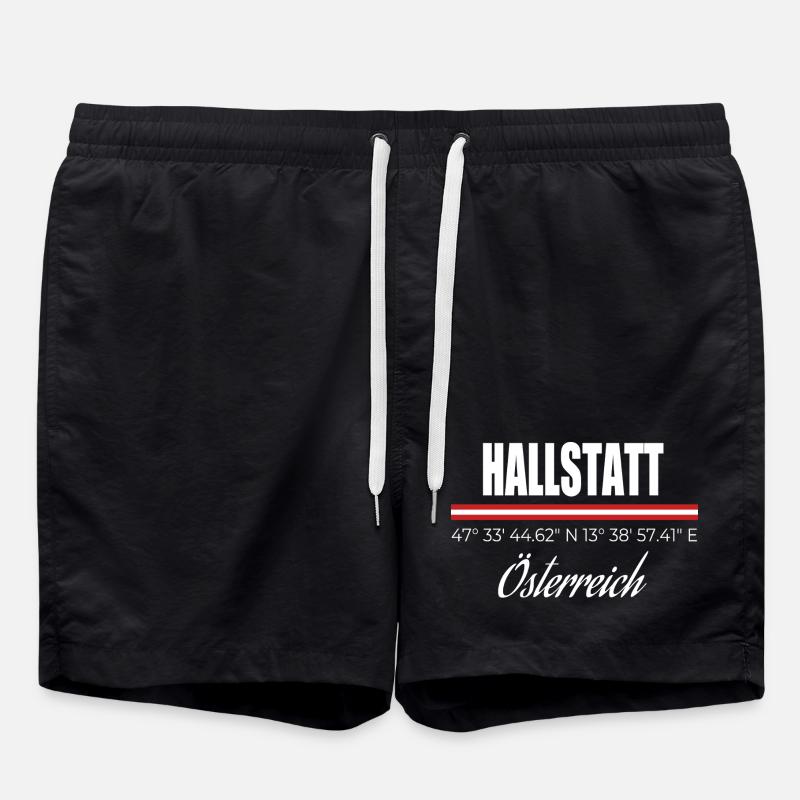 Hallstatt - Badeshorts - Schwarz
