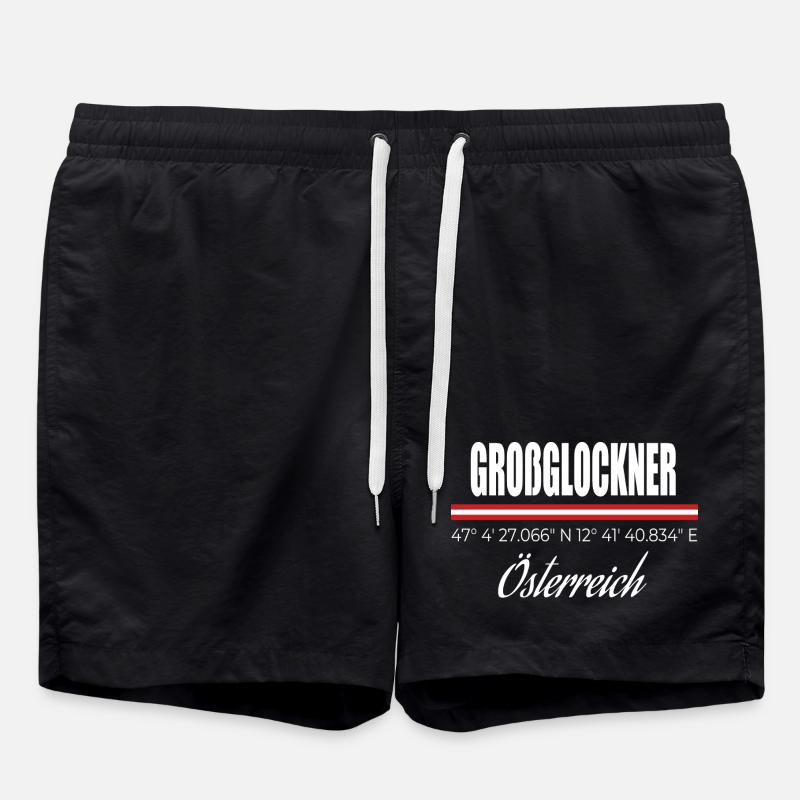 Großglockner - Swim Trunks - black