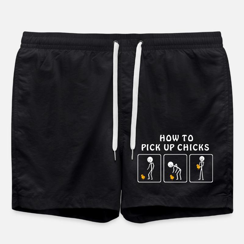 Comment ramasser des poussins - Short de bain - noir