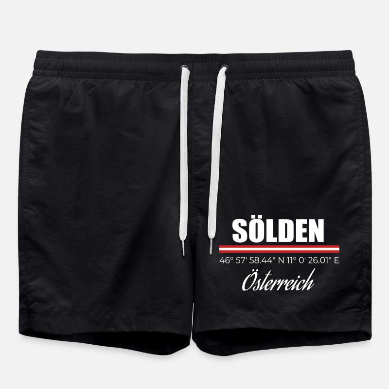 Sölden - Badeshorts - Schwarz