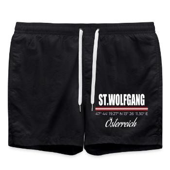St. Wolfgang - Swim Trunks - black - Front - AI Model Male 185 light (185cm)