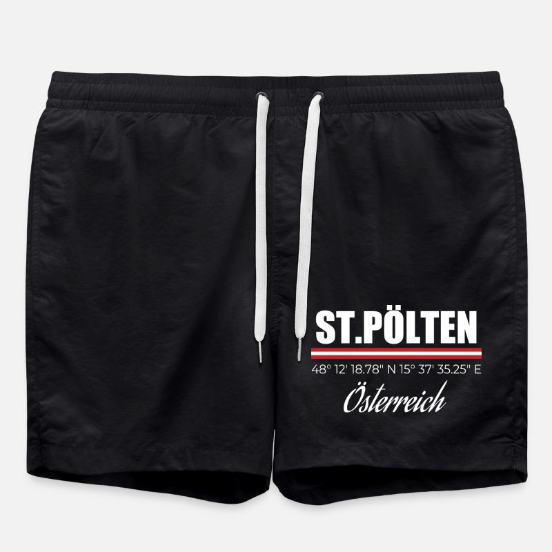 St. Pölten - Swim Trunks - black