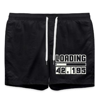 Loading 42,195 Marathon - Swim Trunks - black - Front - AI Model Male 185 light (185cm)