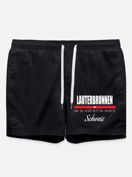 Lauterbrunnen - Swim Trunks - black