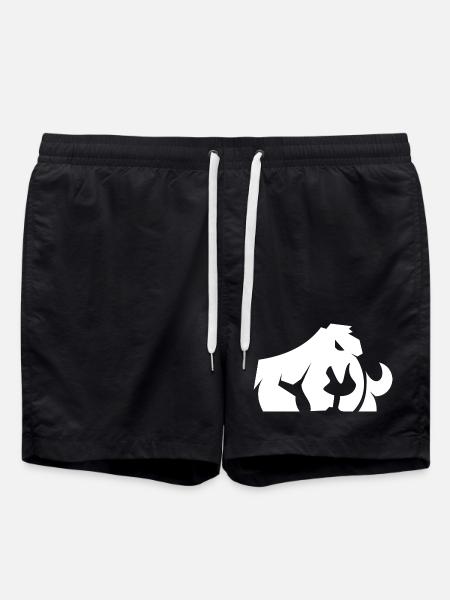 Modernes Mammut – Stylisches Eiszeit-Design - Swim Trunks - black