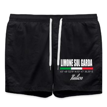 Limone sul Garda - Short de bain - noir - Devant - AI Model Male 185 light (185cm)
