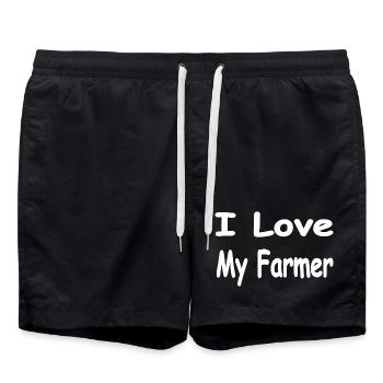 cultivateur - Short de bain - noir - Devant - AI Model Male 185 light (185cm)