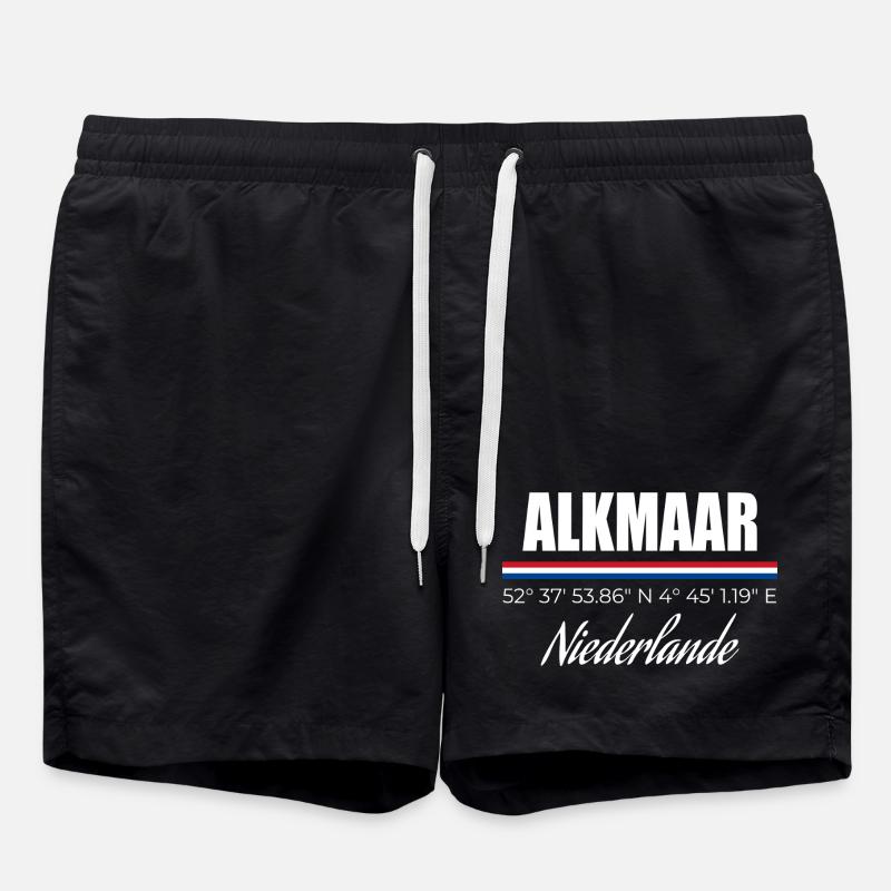 Alkmaar - Short de bain - noir