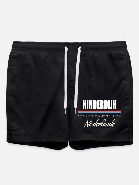 Kinderdijk - Badeshorts - Schwarz