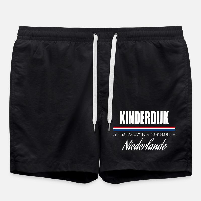 Kinderdijk - Swim Trunks - black