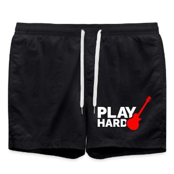 Play Hard - Swim Trunks - black - Front - AI Model Male 185 light (185cm)
