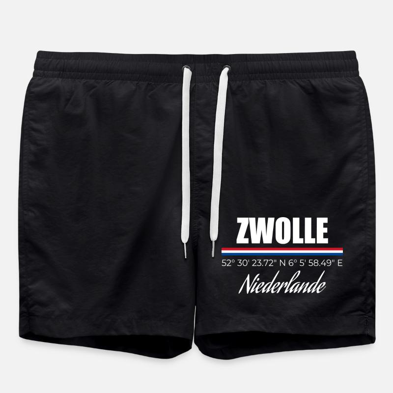 Zwolle - Swim Trunks - black