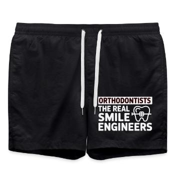 Dental Expert Structural Alignment Engineer Gear - Short de bain - noir - Devant - AI Model Male 185 light (185cm)