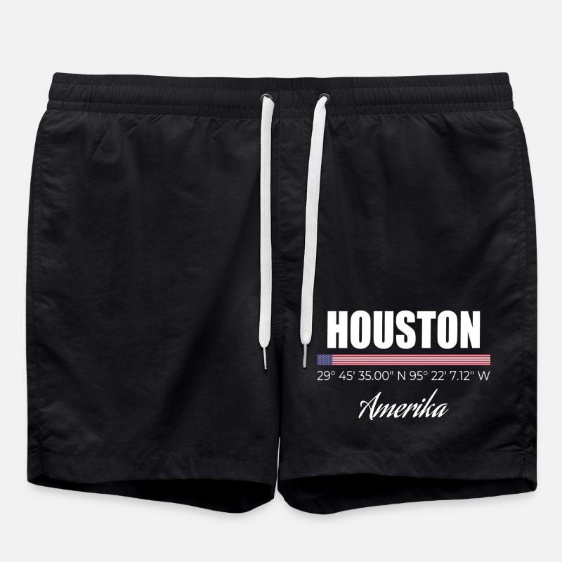 Houston - Swim Trunks - black