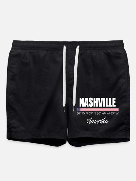 Nashville - Short de bain - noir