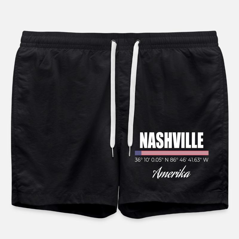 Nashville - Short de bain - noir