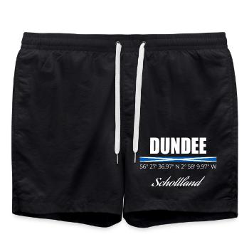 Dundee - Short de bain - noir - Devant - AI Model Male 185 light (185cm)