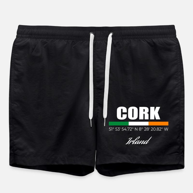 Cork - Badeshorts - Schwarz