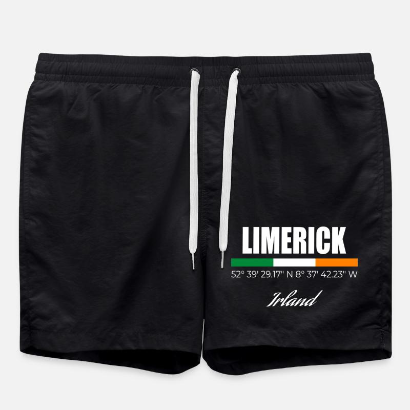 limerick - Swim Trunks - black