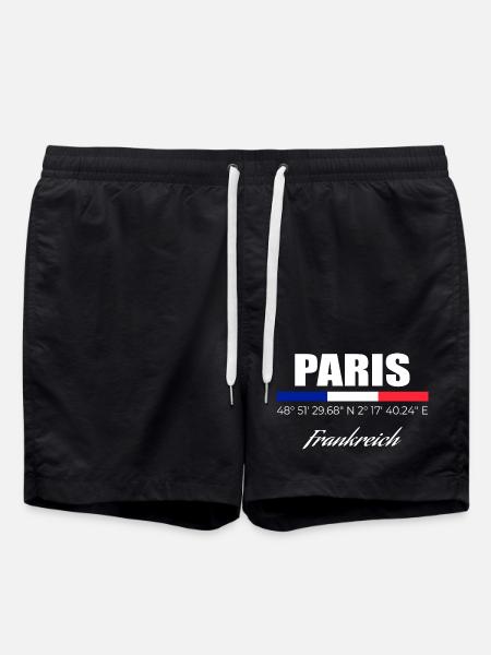 Paris - Swim Trunks - black