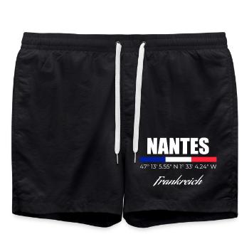 Nantes - Swim Trunks - black - Front - AI Model Male 185 light (185cm)