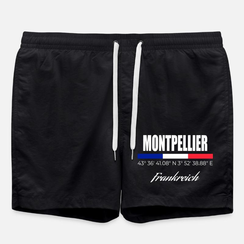 Montpellier - Badeshorts - Schwarz
