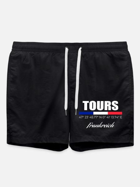 Tours - Short de bain - noir
