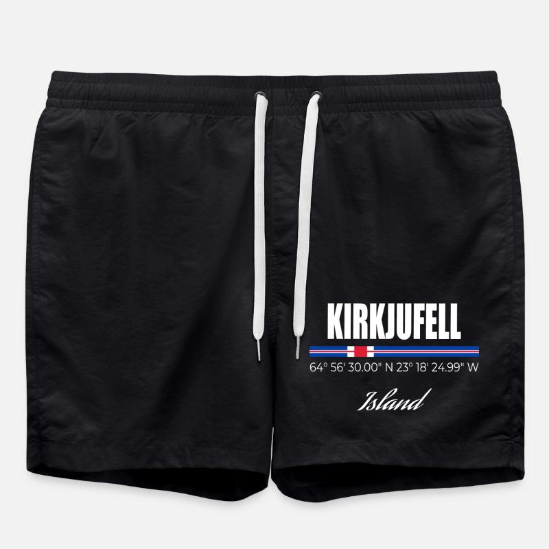 Kirkjufell - Swim Trunks - black
