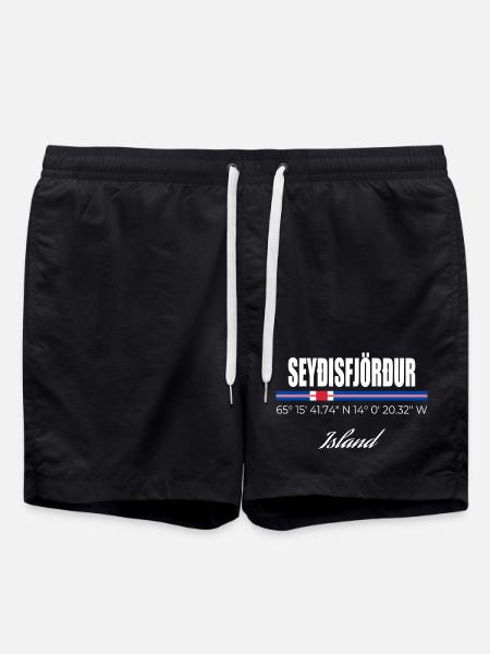 seyðisfjörður - Swim Trunks - black