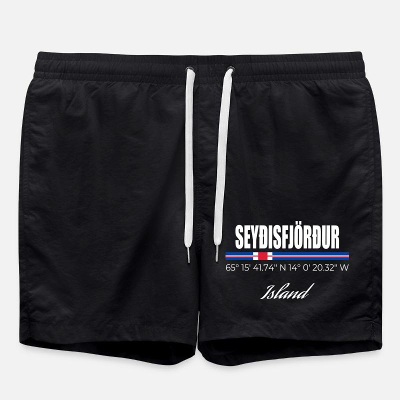 seyðisfjörður - Swim Trunks - black