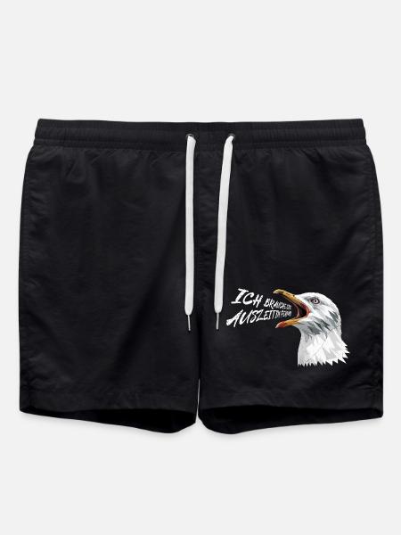 Ostsee BRAUCHE EINE AUSZEIT IN FEHMARN Lustig - Badeshorts - Schwarz