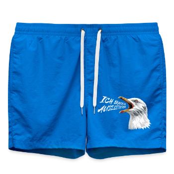 Baltic Sea NEED A BREAK IN FEHMARN Funny - Swim Trunks - cobalt blue - Front