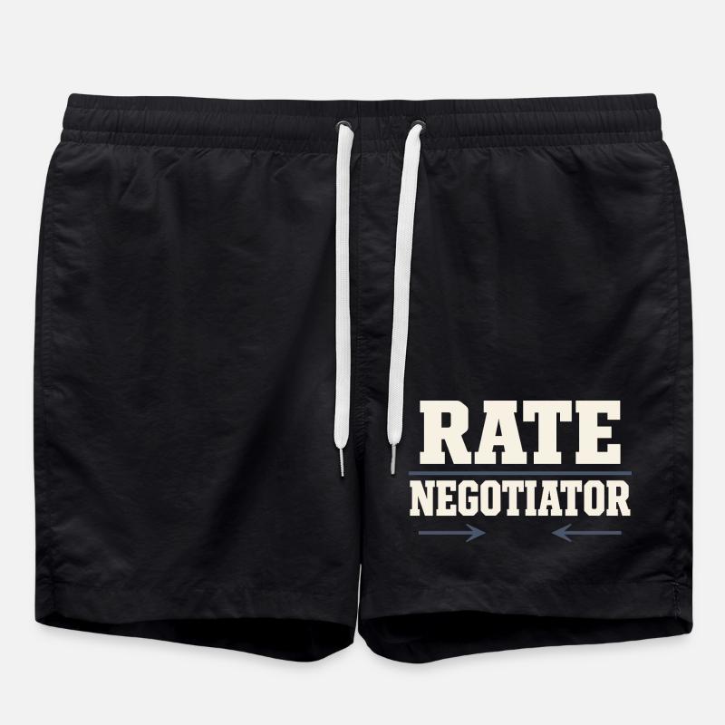 Mortgage Brokers, Loan Officers, - Swim Trunks - black