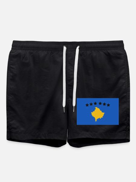 Drapeau du Kosovo - Short de bain - noir