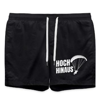 Cadeau de parapente HIGH UP DRÔLE - Short de bain - noir - Devant - AI Model Male 185 light (185cm)