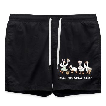 Épques de l’Escadron Œuf Idiot - Short de bain - noir - Devant - AI Model Male 185 light (185cm)