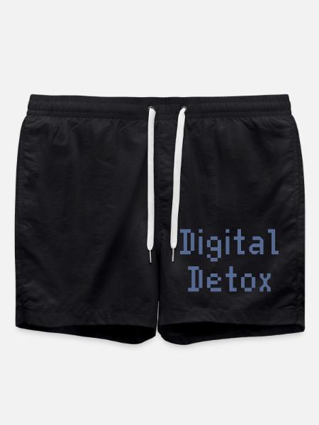 Pixel Grid Digital Toolkit - Badeshorts - Schwarz