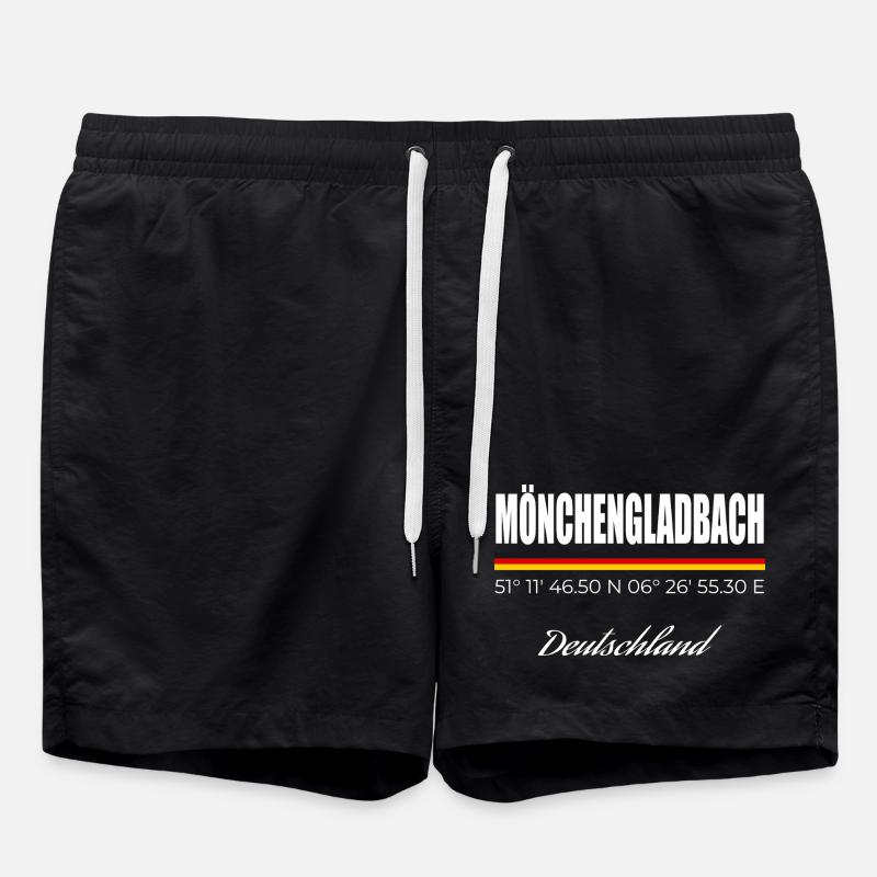 Mönchengladbach - Badeshorts - Schwarz