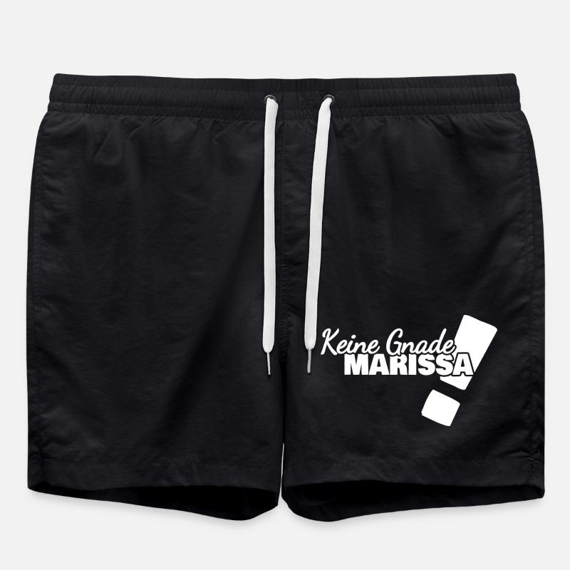 Marissa als Spruch - Badeshorts - Schwarz