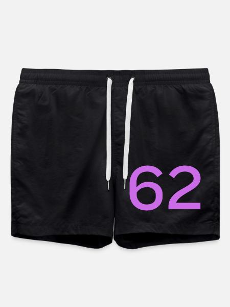 62 - Short de bain - noir