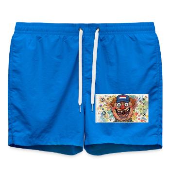 Spectacle de football des clowns des fans néerlandais - Short de bain - cobalt blue - Devant